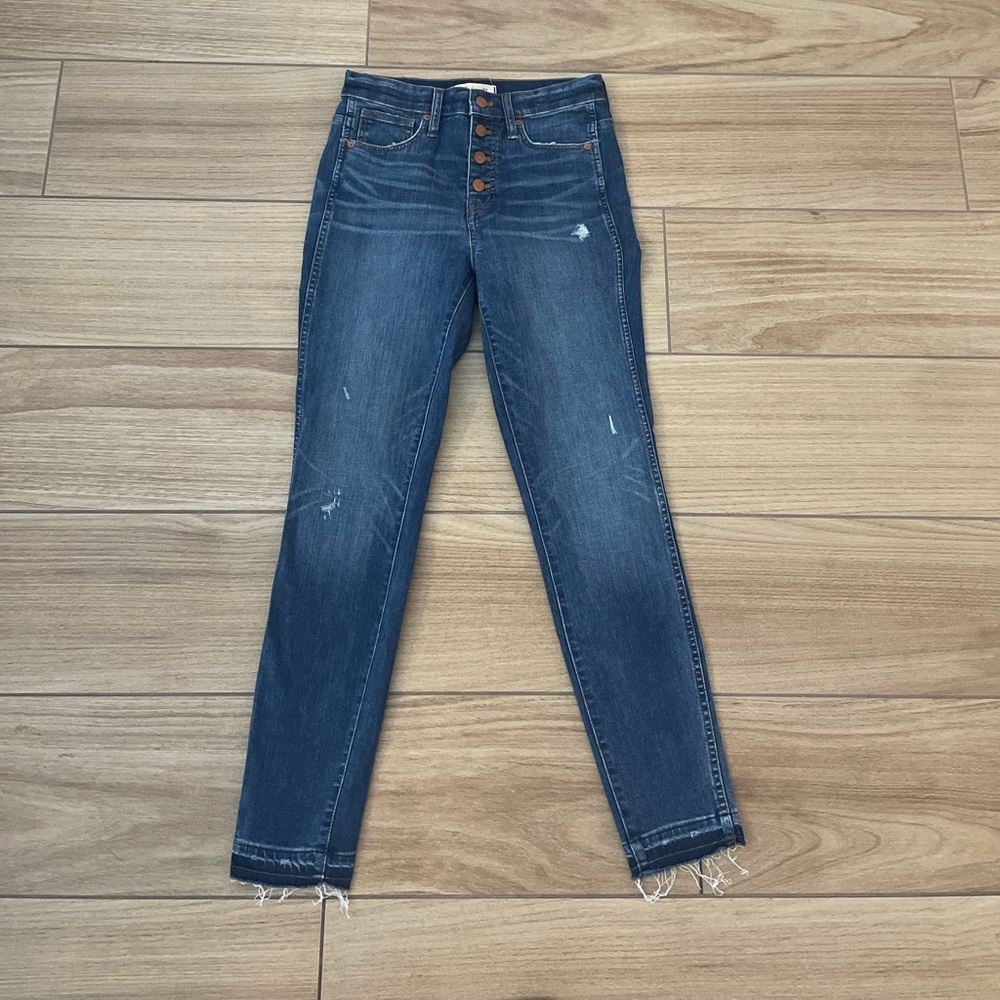 Madewell 10 inch high rise skinny jean